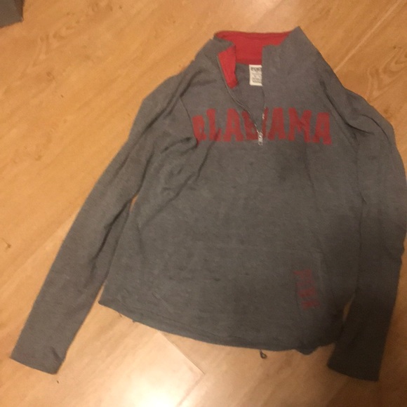 PINK Victoria's Secret Tops - Victoria Secret pink half zip